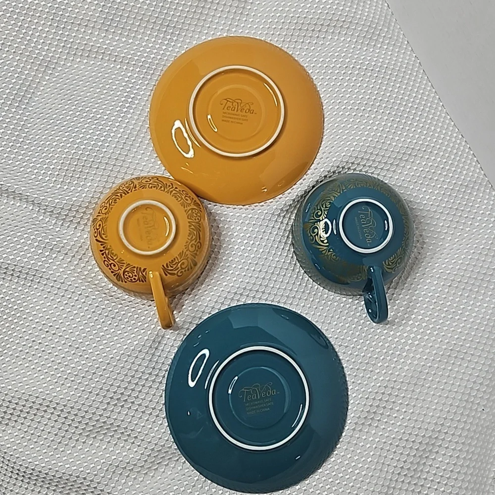 TEA VEEDA QUOTES TEA CUP SET OF TWO